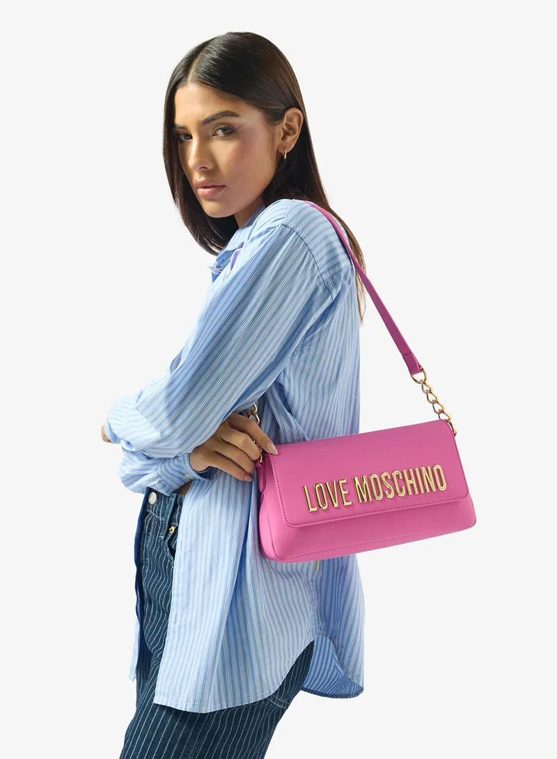 Love Moschino  Bold Love GRS PU Shoulder Bag for Women | Best Price UAE